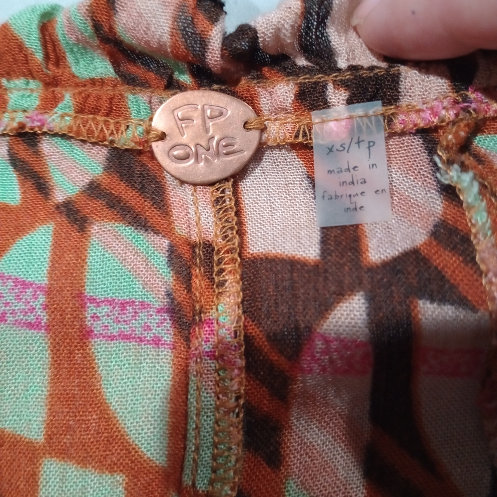 NWT Free People Women's Sahara Bohemian XS Multicolor Patterned Jumpsuit - Picture 4 of 16